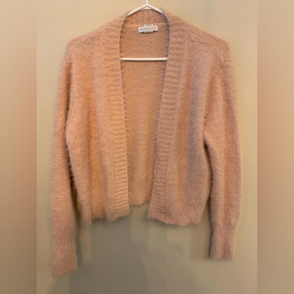ANTHROPOLOGY Shrinking Violet Oversized Moe Hair Cardigan